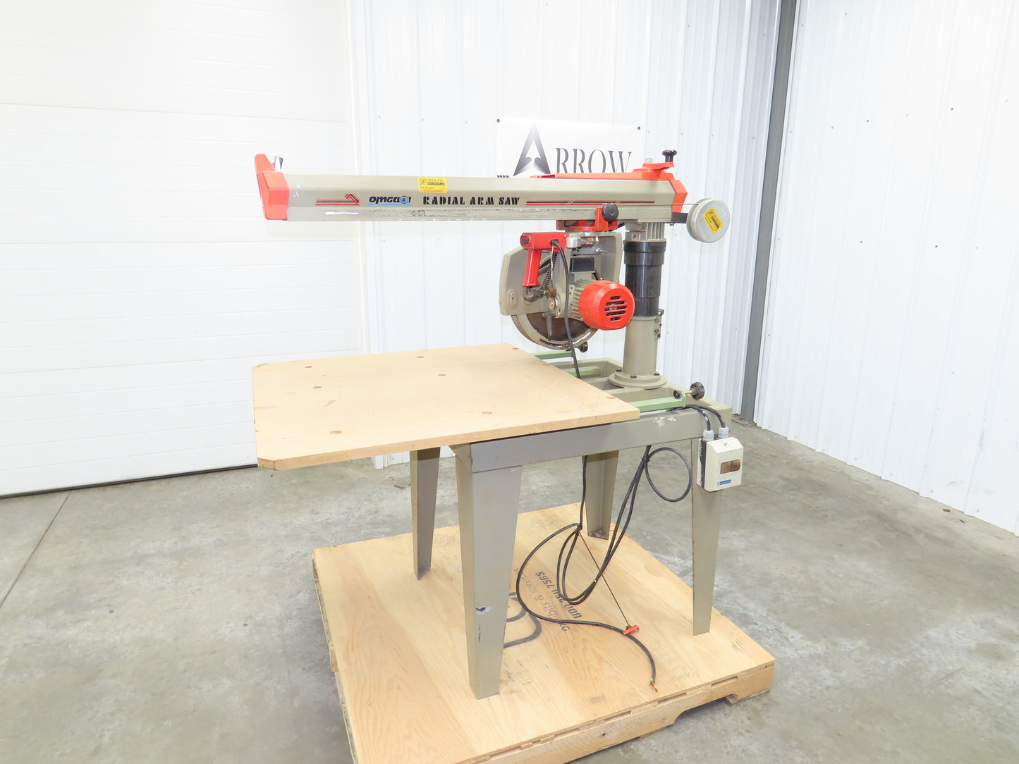 Omga RN 700 Radial Arm Saw 14" Blade 4Hp Motor 36-5/8" 700mm Rip 230/460V 3Ph