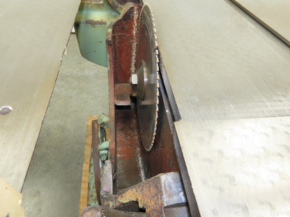 Tannewitz Woodworking Table Saw 20" Blade 5hp 230/460V 72" Biesemeyer Fence