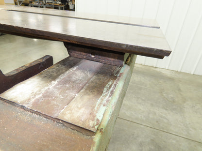 Tannewitz Woodworking Table Saw 20" Blade 5hp 230/460V 72" Biesemeyer Fence