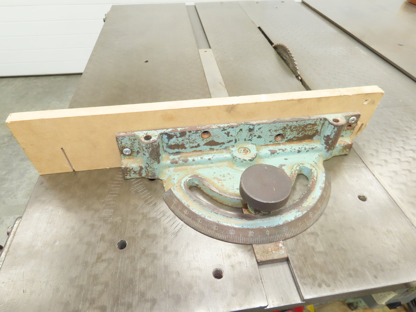 Tannewitz Woodworking Table Saw 20" Blade 5hp 230/460V 72" Biesemeyer Fence