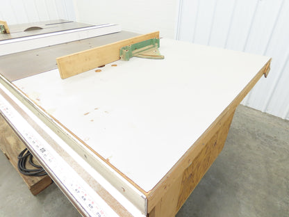 Tannewitz Woodworking Table Saw 20" Blade 5hp 230/460V 72" Biesemeyer Fence