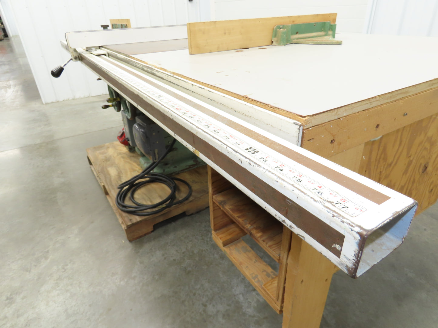 Tannewitz Woodworking Table Saw 20" Blade 5hp 230/460V 72" Biesemeyer Fence