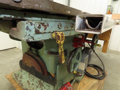 Tannewitz Woodworking Table Saw 20" Blade 5hp 230/460V 72" Biesemeyer Fence