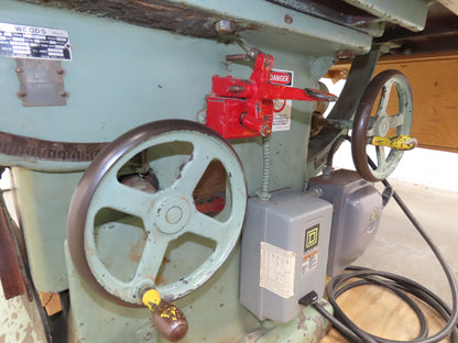 Tannewitz Woodworking Table Saw 20" Blade 5hp 230/460V 72" Biesemeyer Fence