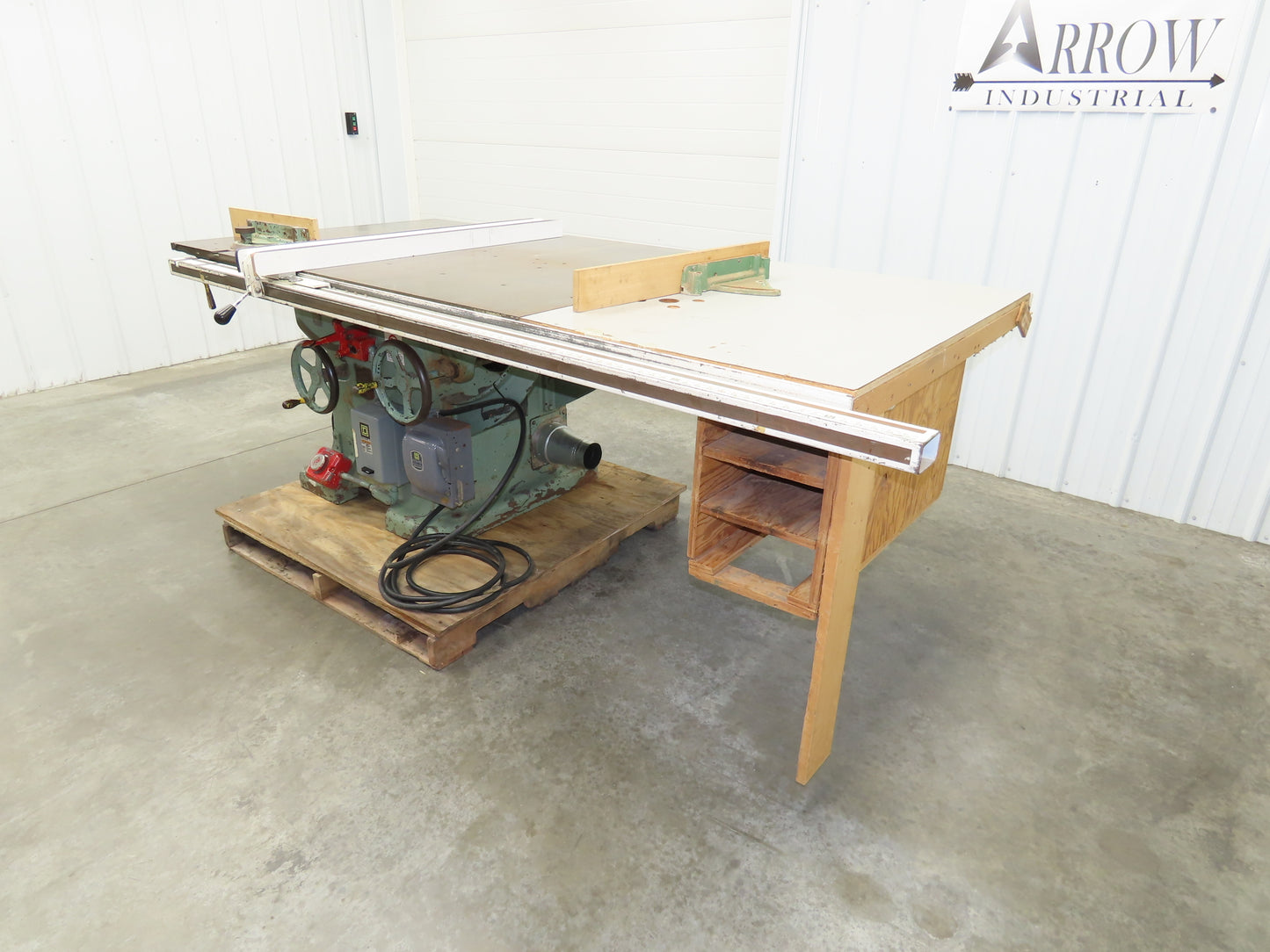 Tannewitz Woodworking Table Saw 20" Blade 5hp 230/460V 72" Biesemeyer Fence