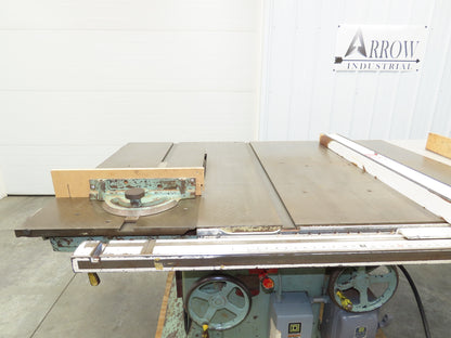 Tannewitz Woodworking Table Saw 20" Blade 5hp 230/460V 72" Biesemeyer Fence