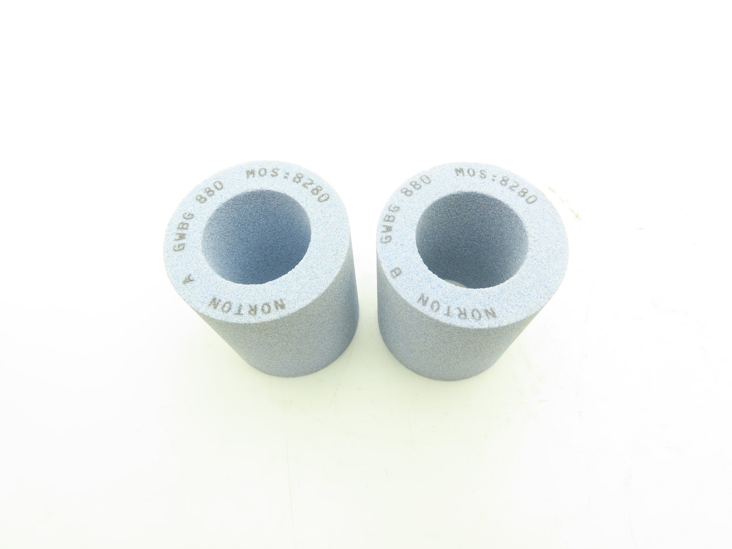 Norton GWBG-880 Alundum 3SG46-JVS Grinding Wheel 1.75"OD x 2.0"L x 1"ID Lot of 2