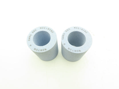 Norton GWBG-880 Alundum 3SG46-JVS Grinding Wheel 1.75"OD x 2.0"L x 1"ID Lot of 2
