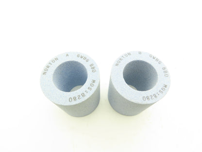 Norton GWBG-880 Alundum 3SG46-JVS Grinding Wheel 1.75"OD x 2.0"L x 1"ID Lot of 2