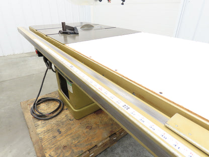 Powermatic Model 66 Table Saw 10" Tilting Arbor 3Ph 5HP 230/460V 50" Biesemeyer