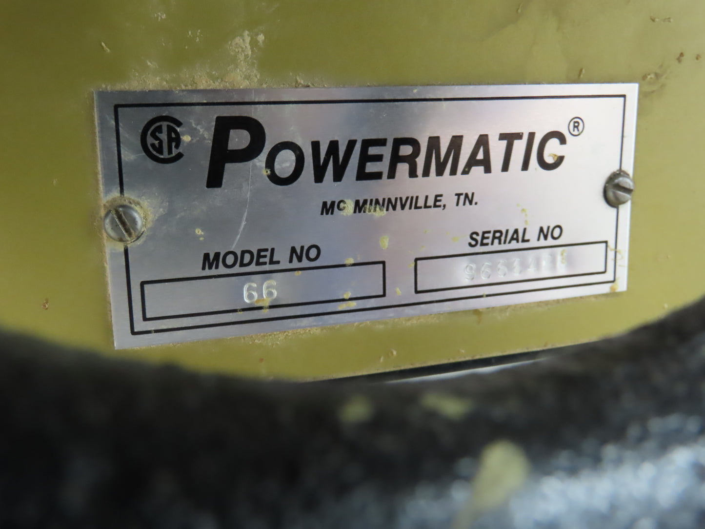 Powermatic Model 66 Table Saw 10" Tilting Arbor 3Ph 5HP 230/460V 50" Biesemeyer