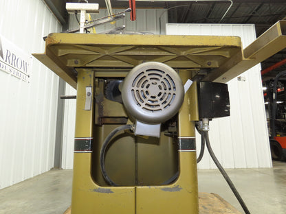 Powermatic Model 66 Table Saw 10" Tilting Arbor 3Ph 5HP 230/460V 50" Biesemeyer