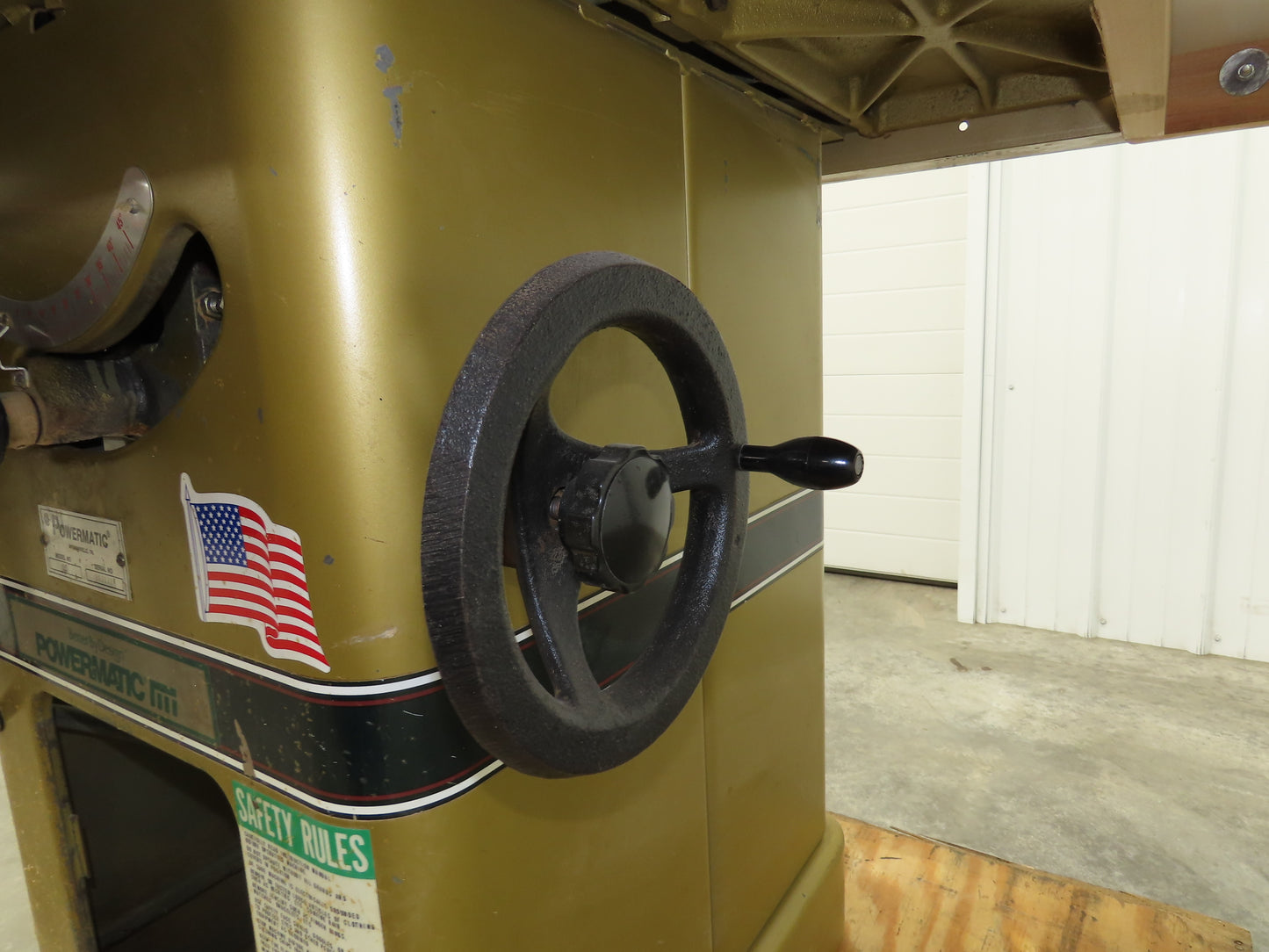 Powermatic Model 66 Table Saw 10" Tilting Arbor 3Ph 5HP 230/460V 50" Biesemeyer