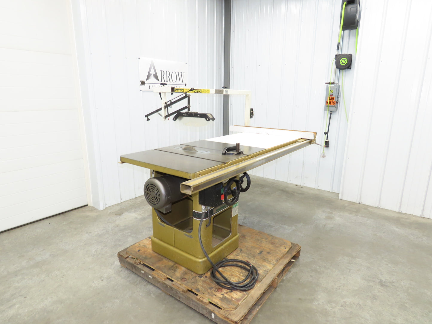 Powermatic Model 66 Table Saw 10" Tilting Arbor 3Ph 5HP 230/460V 50" Biesemeyer