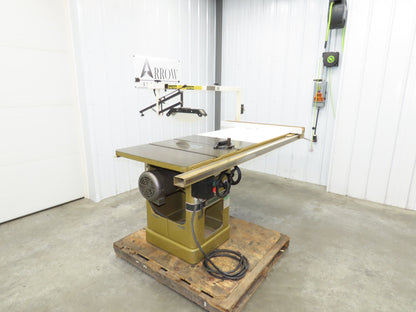 Powermatic Model 66 Table Saw 10" Tilting Arbor 3Ph 5HP 230/460V 50" Biesemeyer