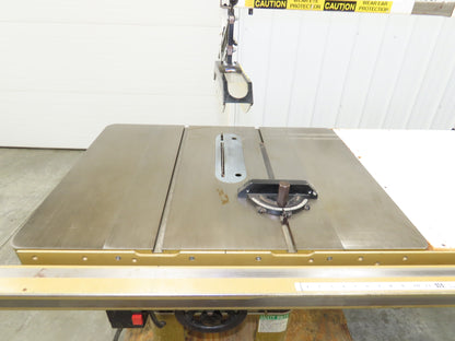 Powermatic Model 66 Table Saw 10" Tilting Arbor 3Ph 5HP 230/460V 50" Biesemeyer
