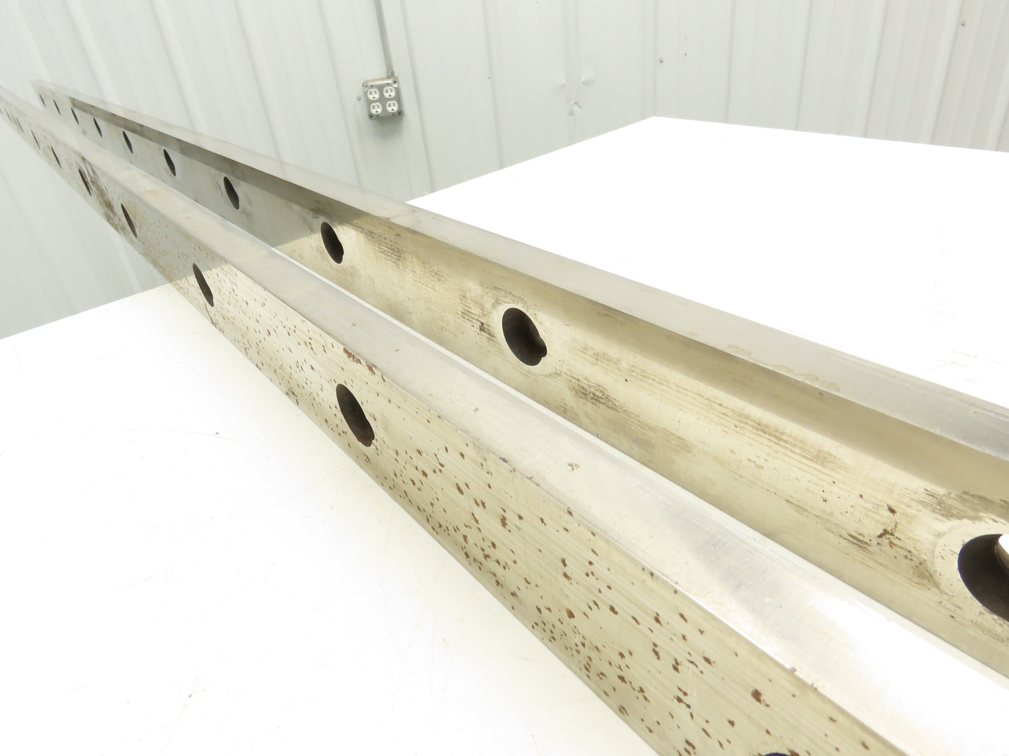 Cincinnati 375 12' x 3/8" Metal Shear Blades 2-3/4"W 12' 6"L  Lot of 2
