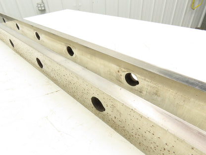 Cincinnati 375 12' x 3/8" Metal Shear Blades 2-3/4"W 12' 6"L  Lot of 2