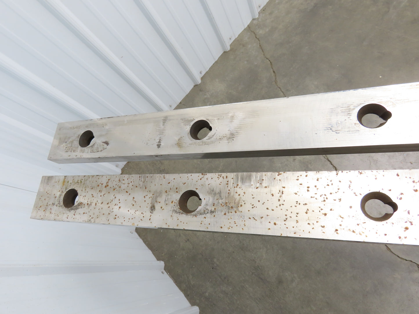 Cincinnati 375 12' x 3/8" Metal Shear Blades 2-3/4"W 12' 6"L  Lot of 2
