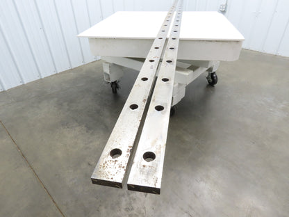 Cincinnati 375 12' x 3/8" Metal Shear Blades 2-3/4"W 12' 6"L  Lot of 2