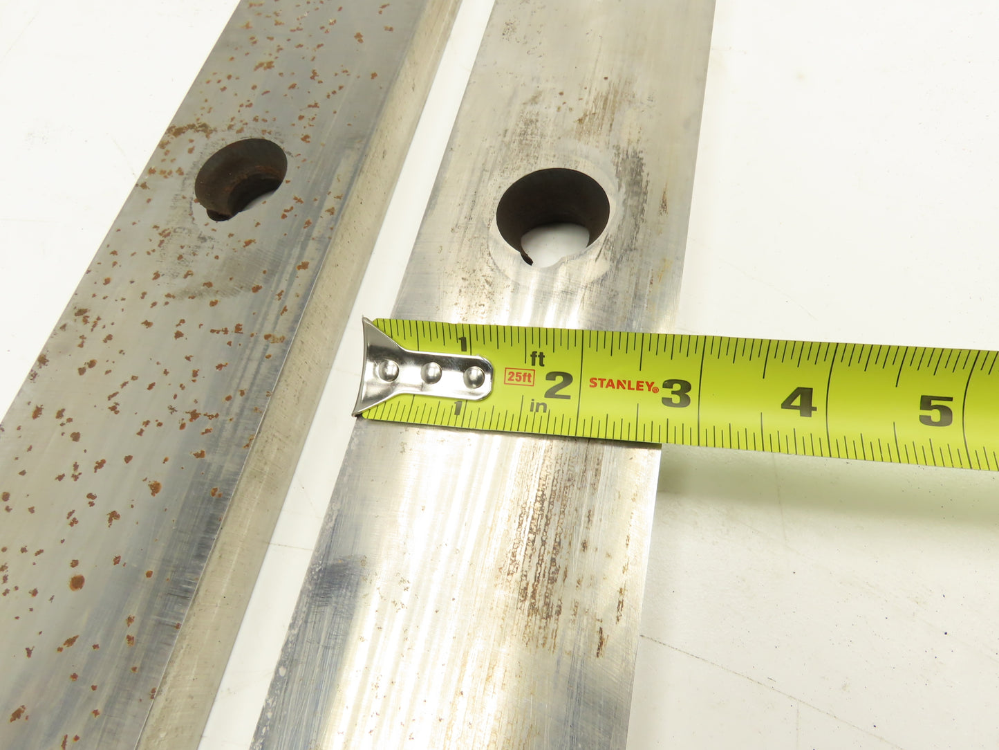 Cincinnati 375 12' x 3/8" Metal Shear Blades 2-3/4"W 12' 6"L  Lot of 2