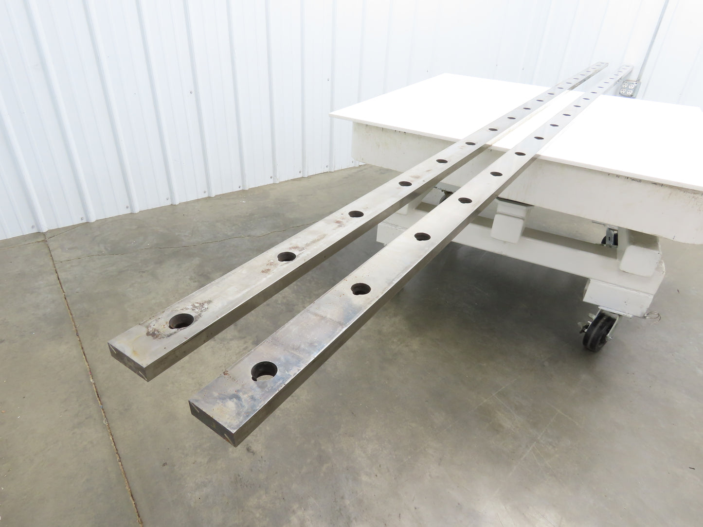 Cincinnati 375 12' x 3/8" Metal Shear Blades 2-3/4"W 12' 6"L  Lot of 2