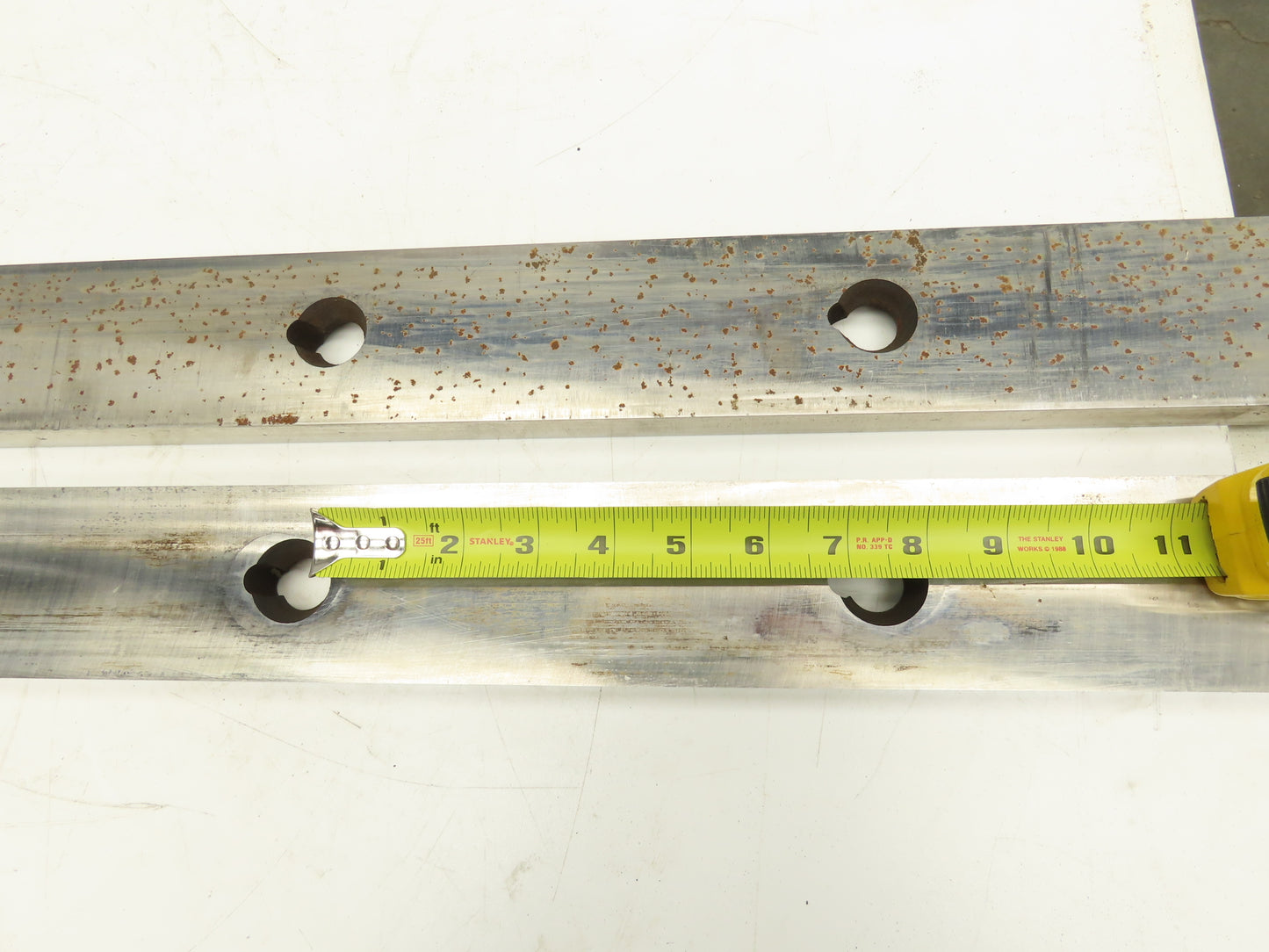Cincinnati 375 12' x 3/8" Metal Shear Blades 2-3/4"W 12' 6"L  Lot of 2