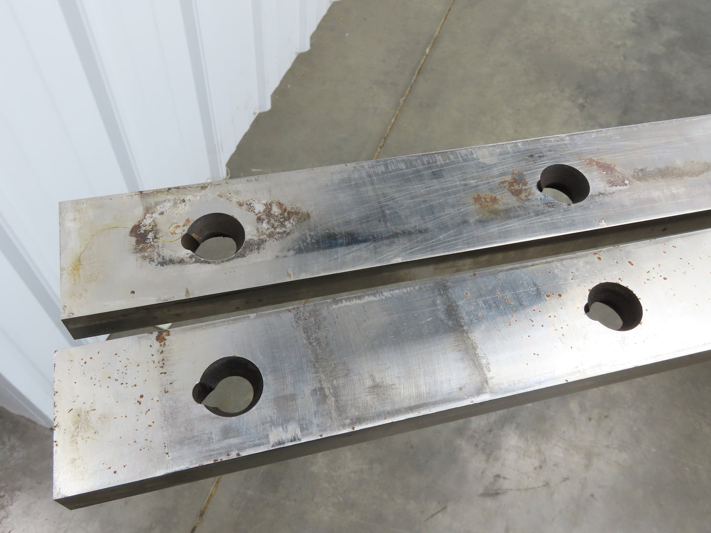 Cincinnati 375 12' x 3/8" Metal Shear Blades 2-3/4"W 12' 6"L  Lot of 2