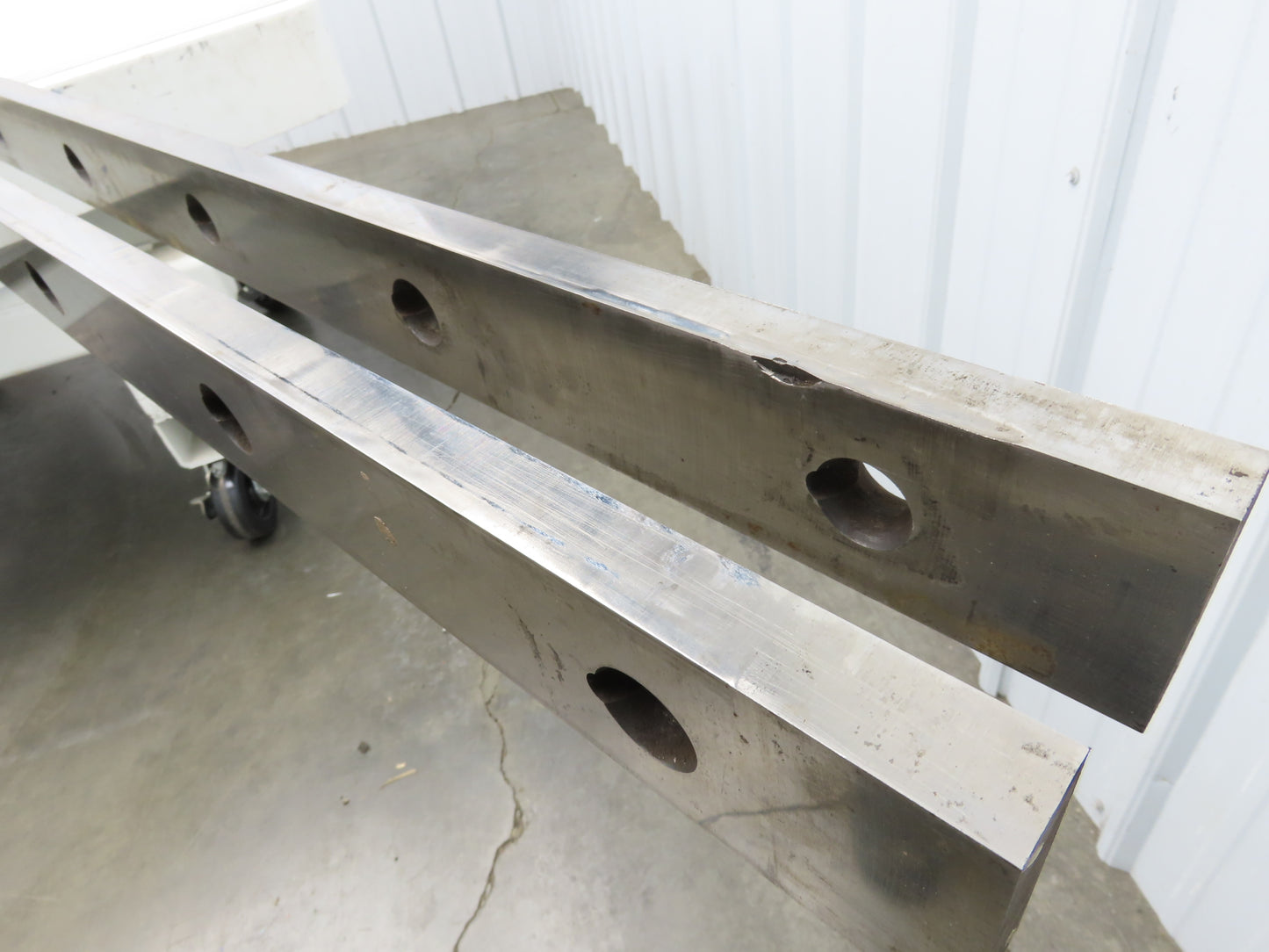 Cincinnati 375 12' x 3/8" Metal Shear Blades 2-3/4"W 12' 6"L  Lot of 2