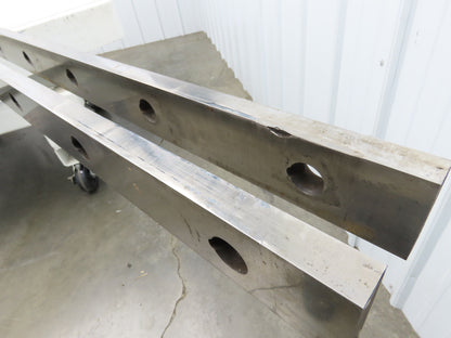 Cincinnati 375 12' x 3/8" Metal Shear Blades 2-3/4"W 12' 6"L  Lot of 2