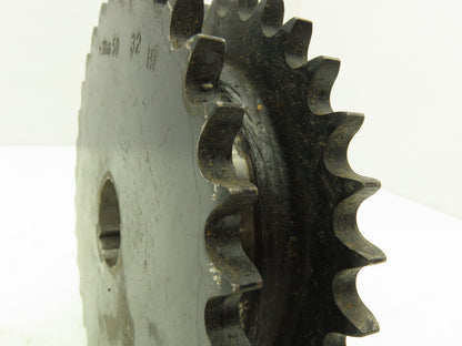 Martin D50-32HT Sprocket Double Roller #50 Chain 32 Teeth 1-1/4"-Bore 1-5/16"C-C