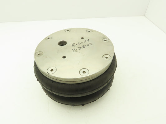 Firestone AY4 638 Air Spring Double Convolution 20C  9"OD SS Bead Plate 8"