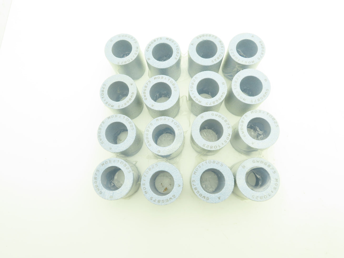 Norton Abrasives GWBG875 Alundum Grinding Wheel 3.0"x6.374x1-3/4" Lot of 8 Sets