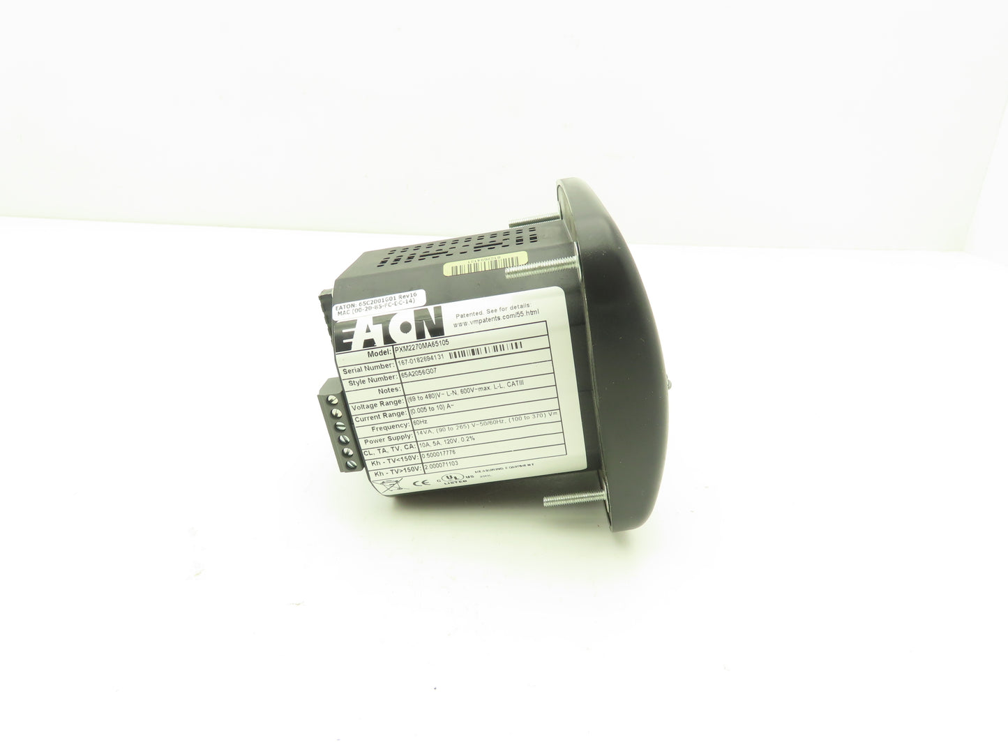 Eaton PXM 2000 Power Xpert Meter w/65C2001G01 10/100BaseT Ethernet Communication