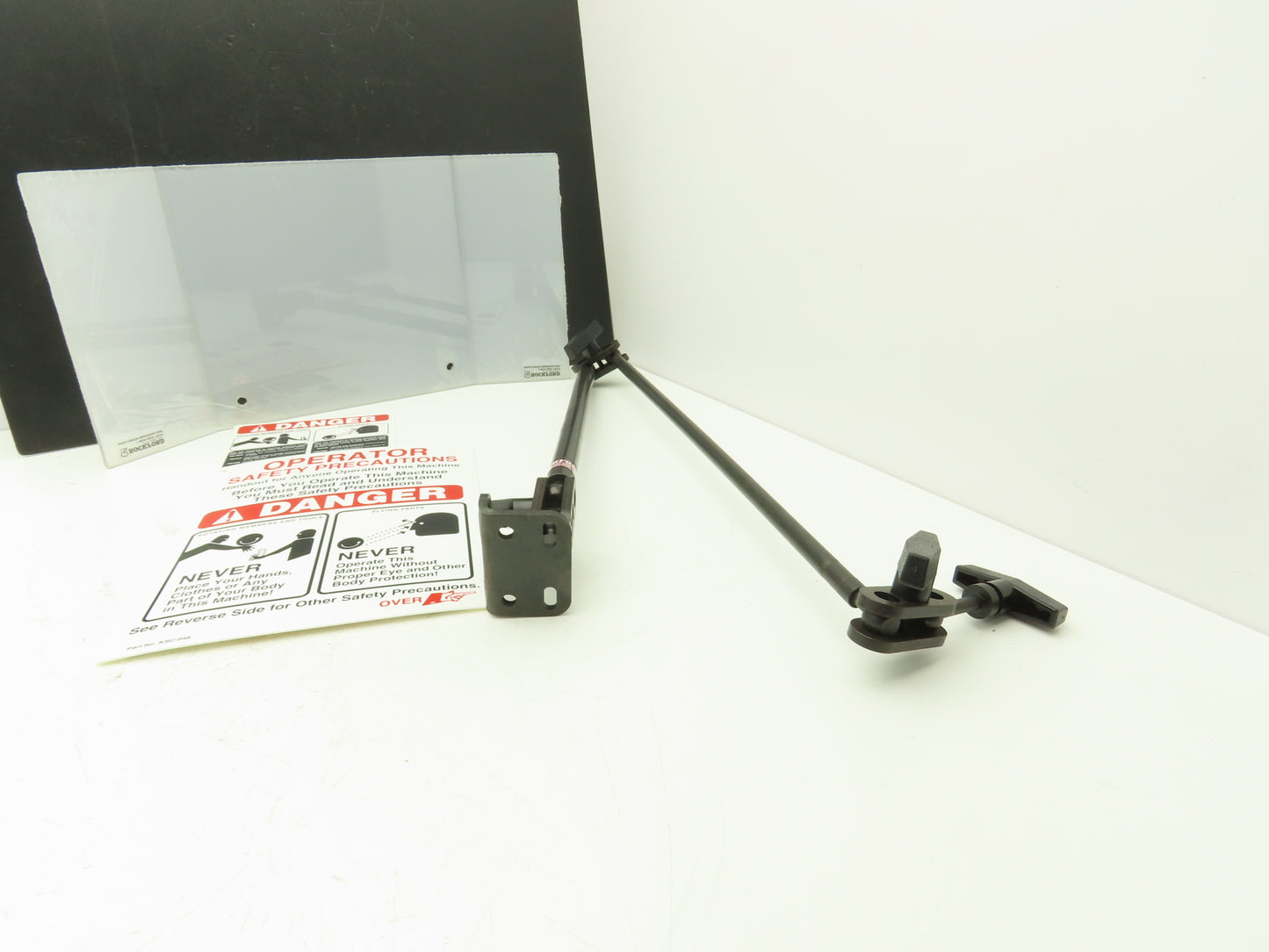 Rockford Systems KYF056 Ball & Socket Arm 44" W Safety Sheild 18-1/2" x 9-1/2"