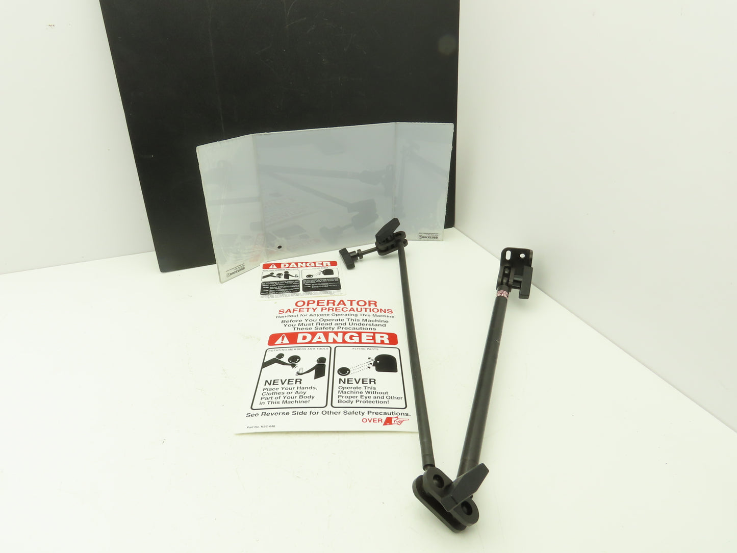 Rockford Systems KYF056 Ball & Socket Arm 44" W Safety Sheild 18-1/2" x 9-1/2"