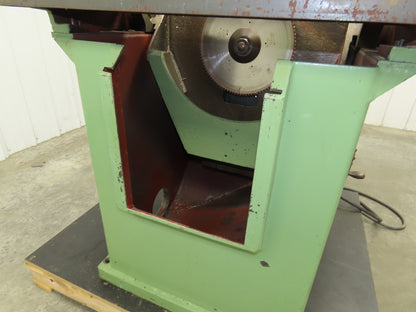 Tannewitz U Woodworking Miter Table Saw 20" Blade 5hp 230/460V Tilting Arbor