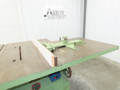 Tannewitz U Woodworking Miter Table Saw 20" Blade 5hp 230/460V Tilting Arbor