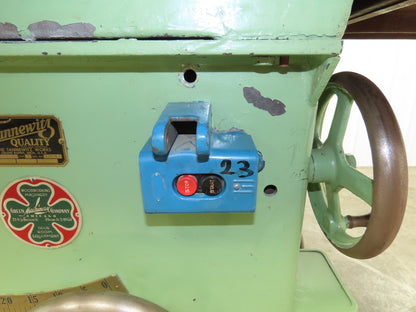 Tannewitz U Woodworking Miter Table Saw 20" Blade 5hp 230/460V Tilting Arbor