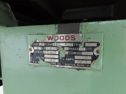 Tannewitz U Woodworking Miter Table Saw 20" Blade 5hp 230/460V Tilting Arbor