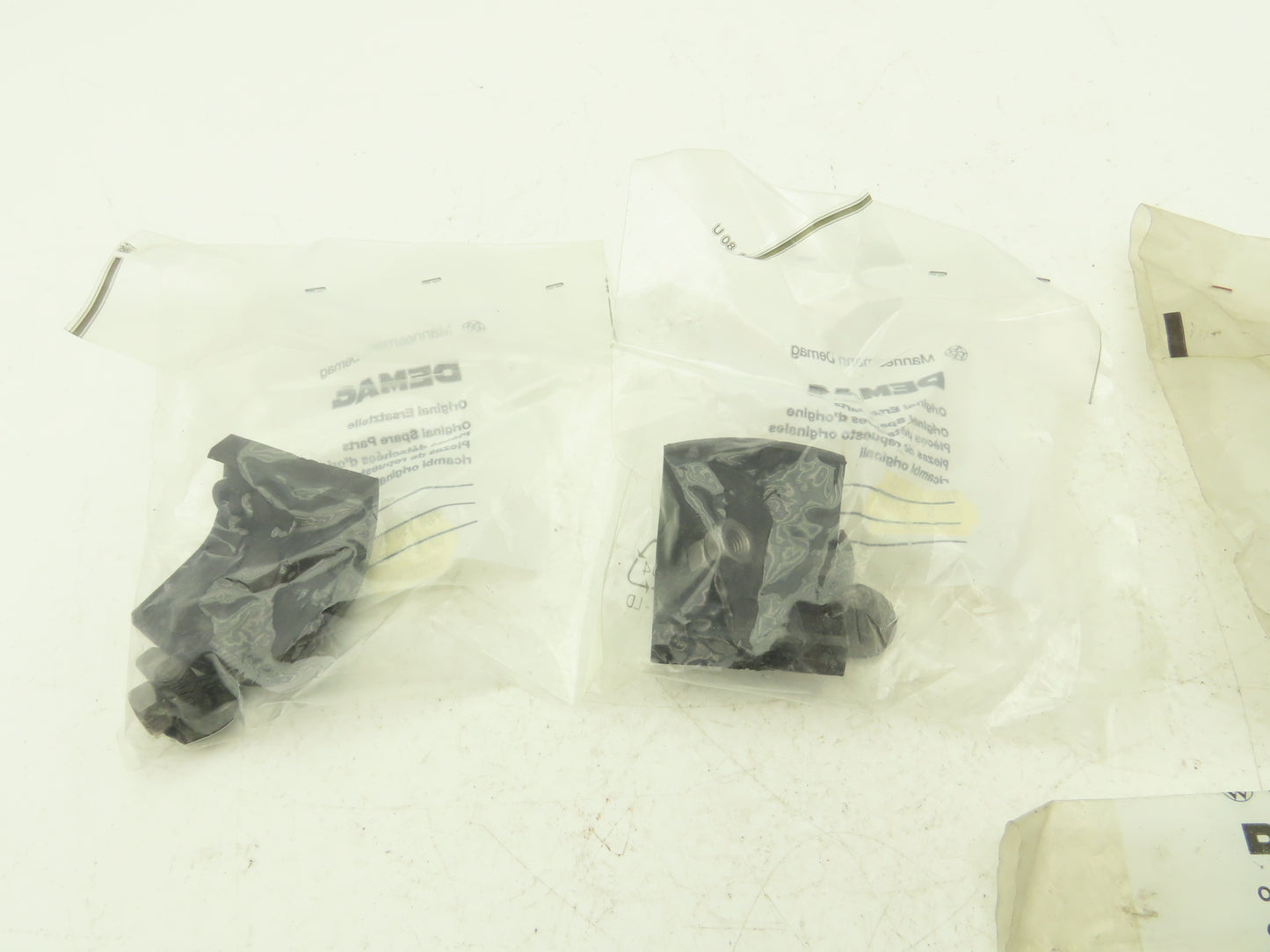 Demag Crane 980 130 44 KBK I Track Buffer Bracket Black  Lot of 5