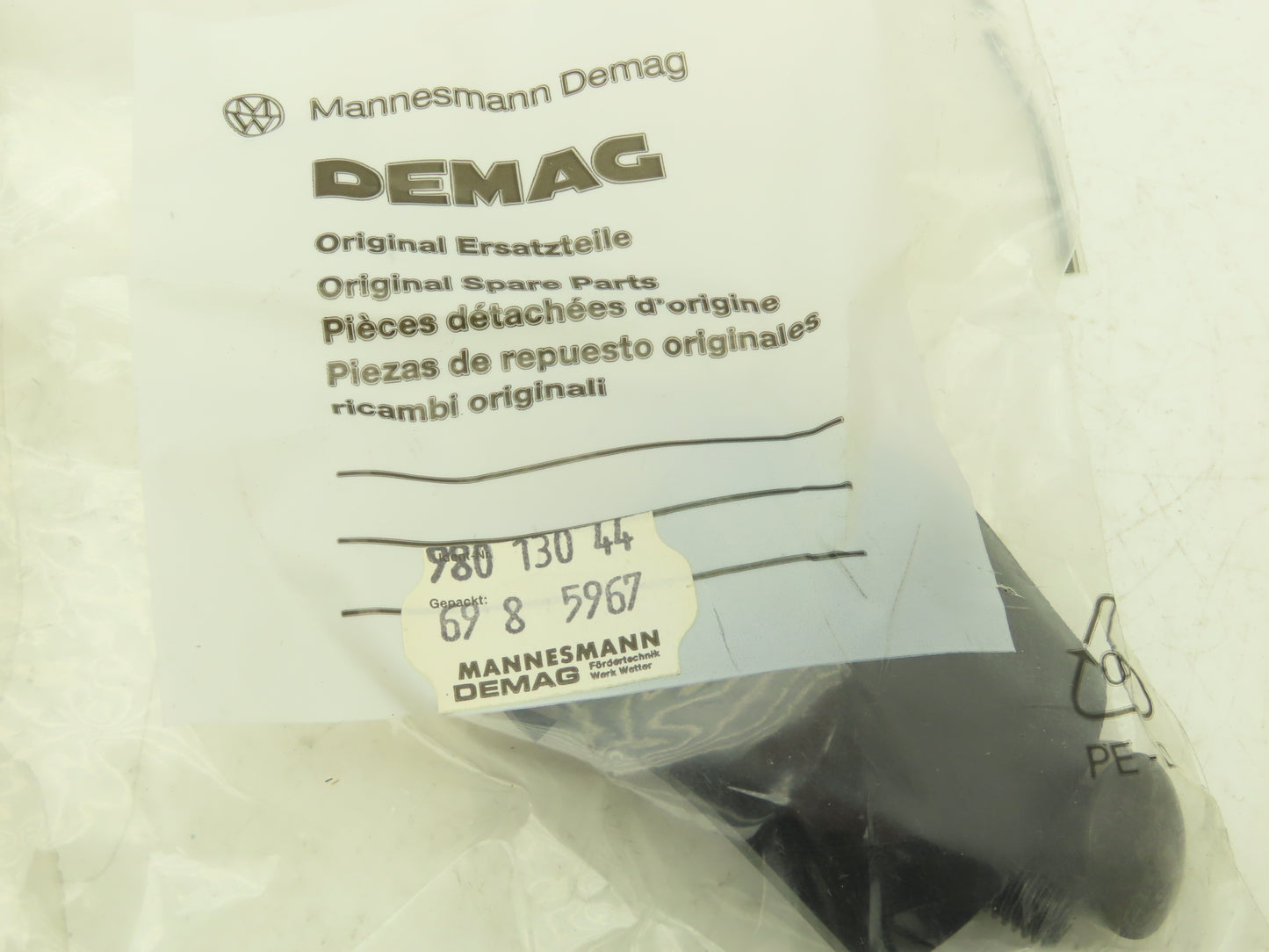 Demag Crane 980 130 44 KBK I Track Buffer Bracket Black  Lot of 5