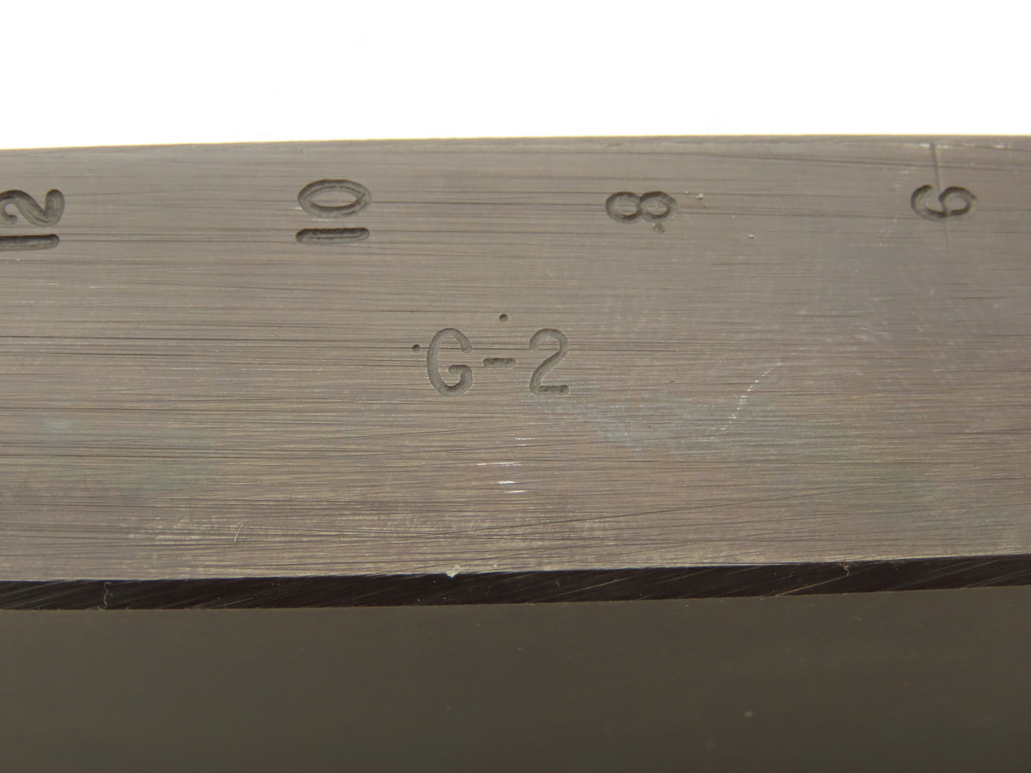 Fineness of Grind Gauge Steel Chrome Block Grindometer G-1 Ink Gage 0-20 Scraper