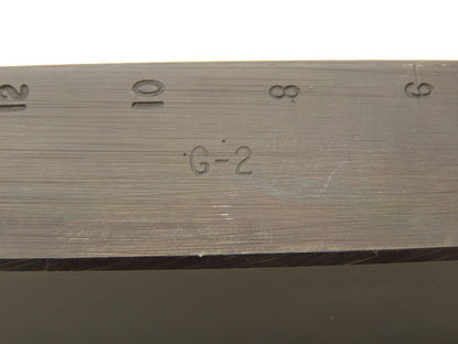 Fineness of Grind Gauge Steel Chrome Block Grindometer G-1 Ink Gage 0-20 Scraper