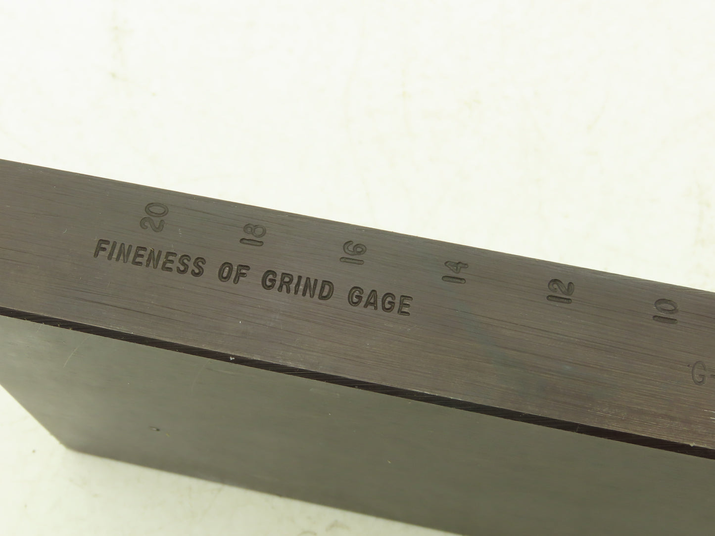 Fineness of Grind Gauge Steel Chrome Block Grindometer G-1 Ink Gage 0-20 Scraper