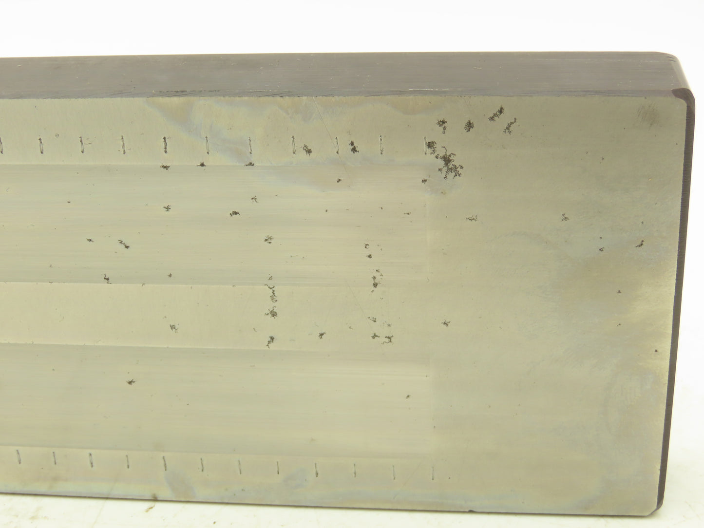 Fineness of Grind Gauge Steel Chrome Block Grindometer G-1 Ink Gage 0-20 Scraper