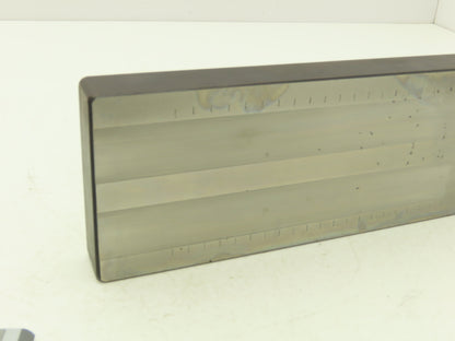 Fineness of Grind Gauge Steel Chrome Block Grindometer G-1 Ink Gage 0-20 Scraper