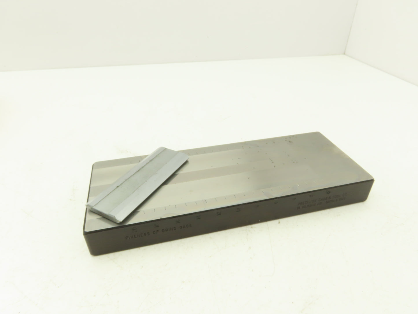 Fineness of Grind Gauge Steel Chrome Block Grindometer G-1 Ink Gage 0-20 Scraper