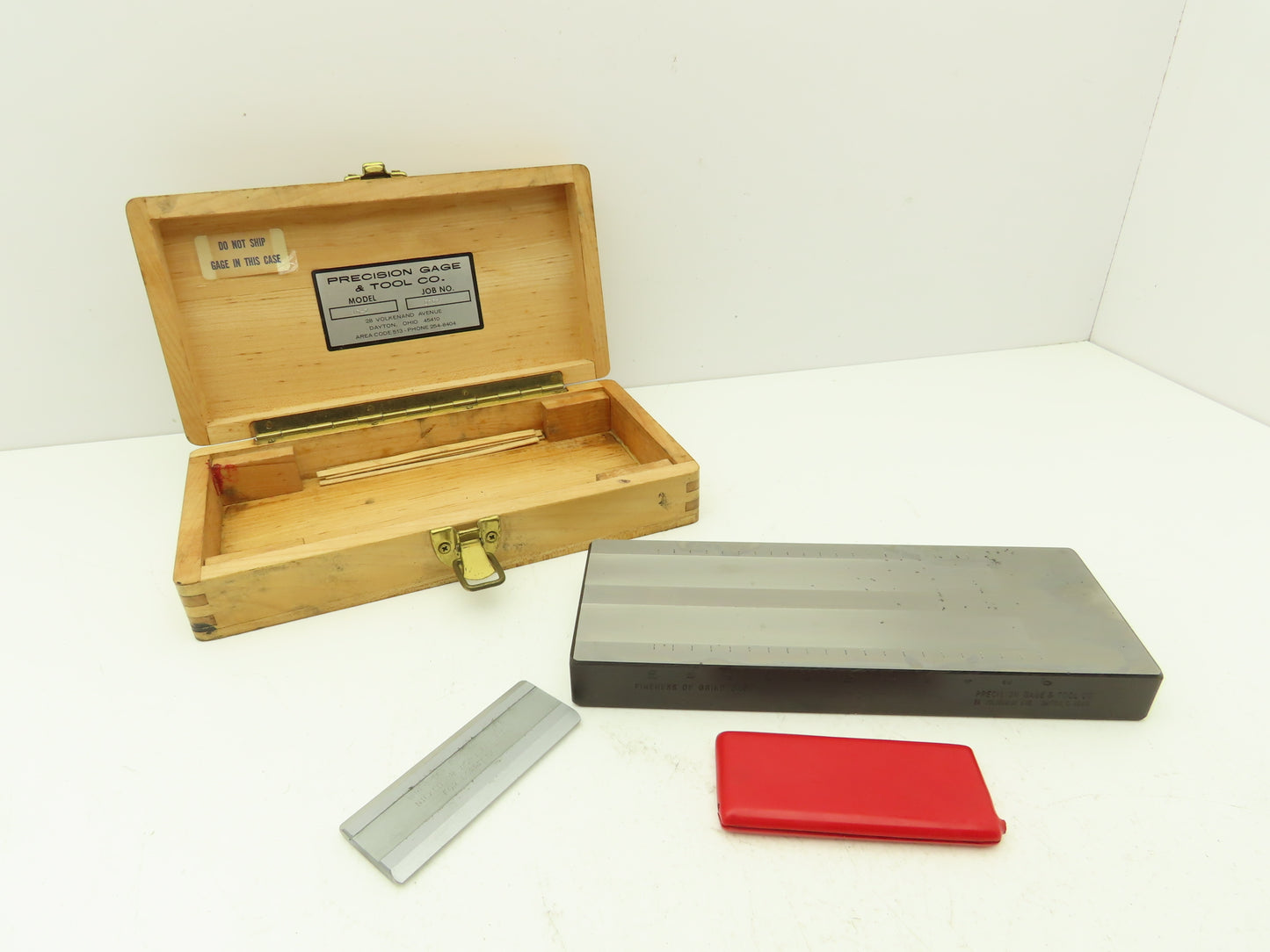 Fineness of Grind Gauge Steel Chrome Block Grindometer G-1 Ink Gage 0-20 Scraper