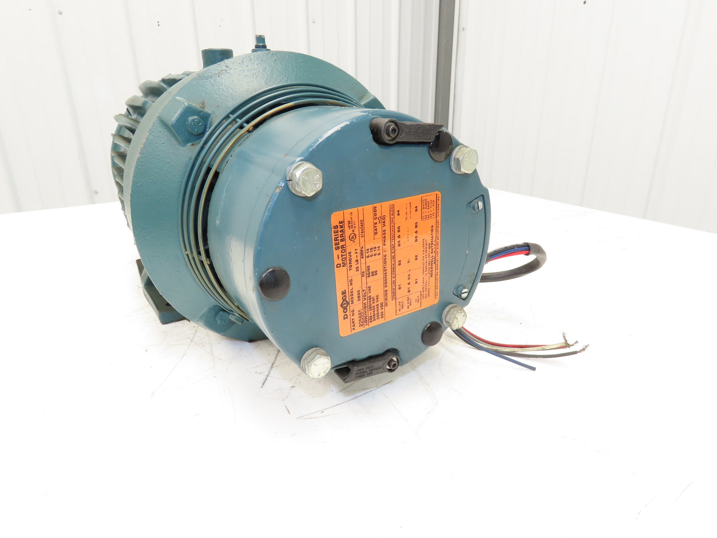 Reliance Electric P18G3941B Dodge DBSC Brake Motor 5Hp 1745rpm 460V 3PH 184TC